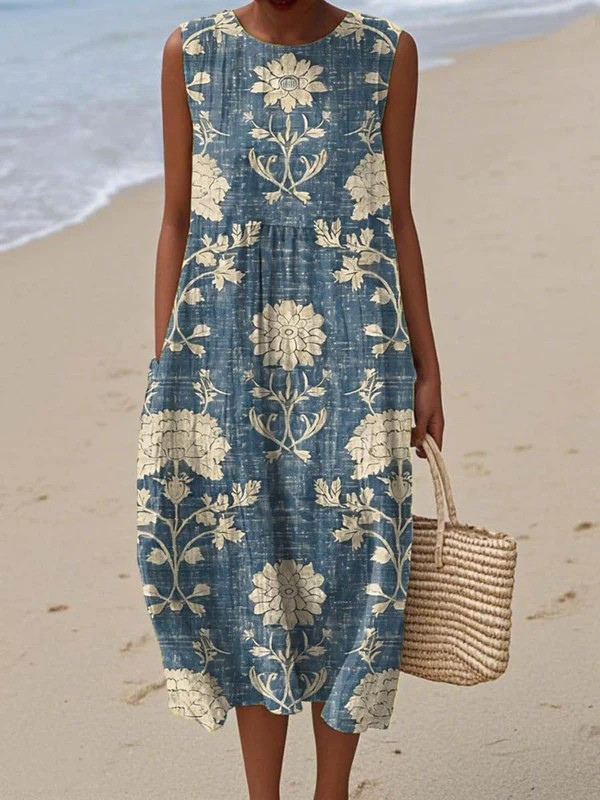Belle - Robe d’été coupe amincissante