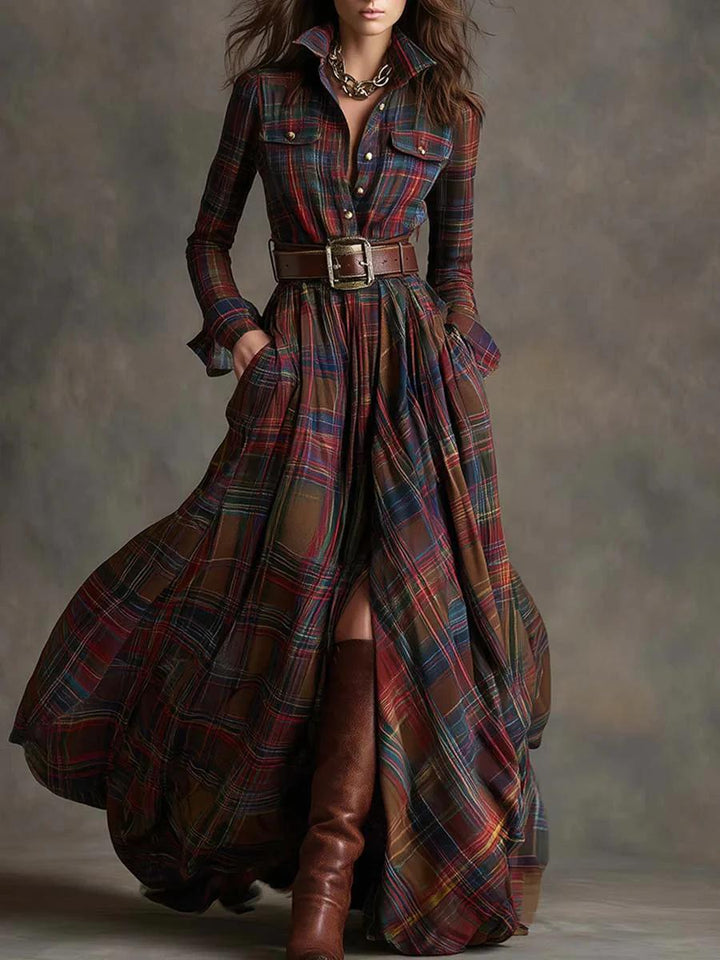 Scarlett - Robe ceinturée